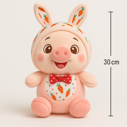 Peluche Cerdita Chaqueta 30cm